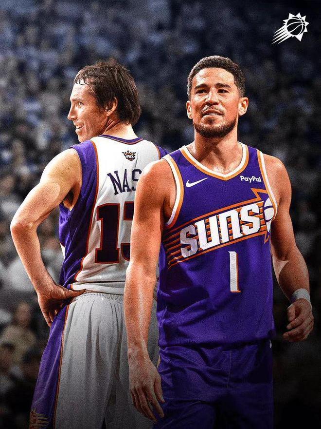 布克復(fù)出27分總分超納什！太陽(yáng)逆轉(zhuǎn)雙殺尼克斯 唐斯23+11