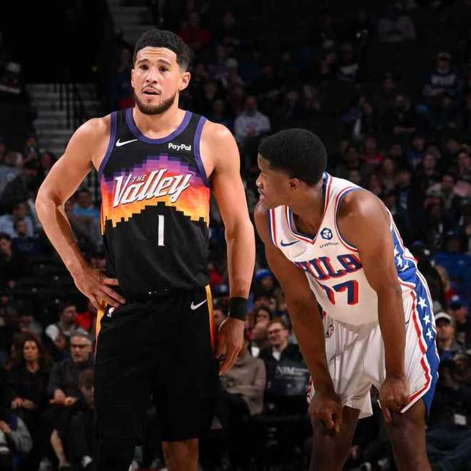 恩比德喬治缺席！布克27分太陽滅76人獲3連勝 格林時(shí)隔33場復(fù)出