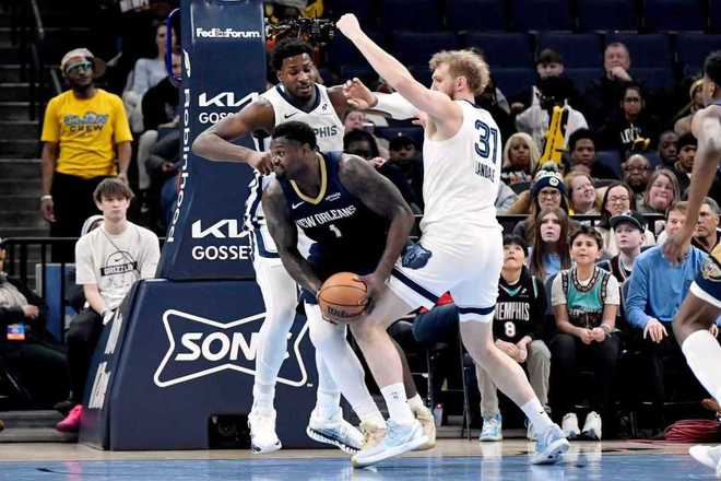 大冷！錫安24+11灰熊惜敗聯(lián)盟倒數(shù)第一 貝36分賽季新高墨菲32分