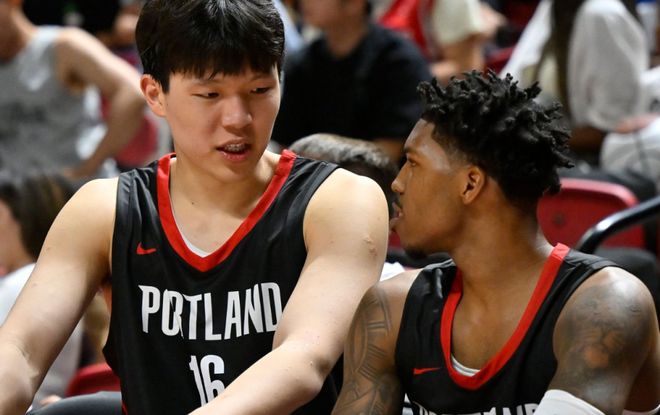 楊瀚森入選新秀賽引熱議！美記稱收視率將暴漲：質疑搶走樂福名額