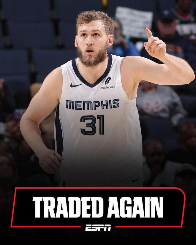 Shams：老鷹以現(xiàn)金方式從爵士交易得到中鋒蘭代爾